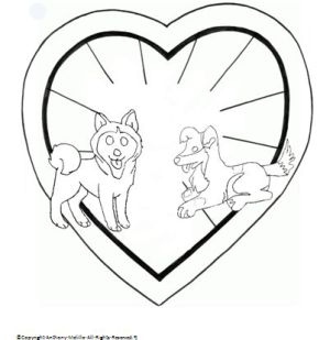 husky sheltie coloring1 preview